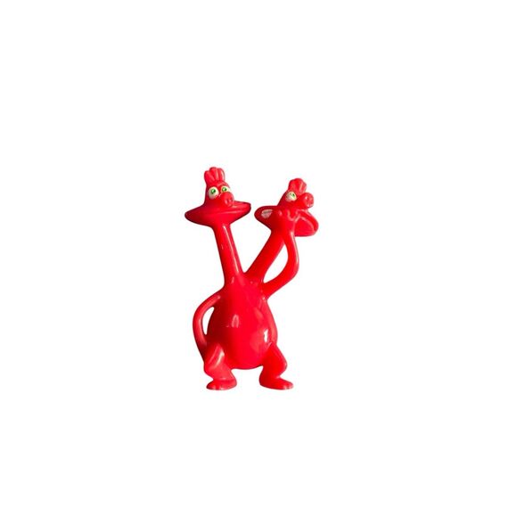 No Brand Other - Space Goofs vintage pvc two headed monster red  24432